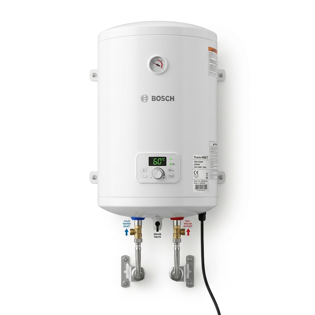 Termoacumulador Reversível Bosch Tronic 100 Litros Horizontal/Vertical